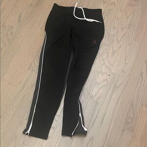 Twenty Black Leggings with White Trim